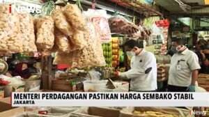 Menteri Perdagangan Pantau Harga Pangan di Pasar Kramat Jati