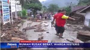 Pecah Tangisan Korbaan Banjir Bnadang Labuanbatu Utara Melihat Kondisi Rumah