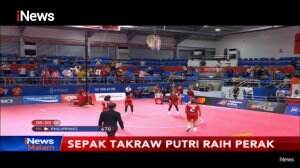 Tim Sepak Takraw Putri Sumbangkan Medali Perak untuk Indonesia