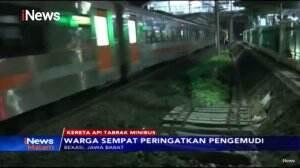 Tabrakan Minibus dan Kereta Api Parahyangan Tewaskan 7 Orang di Bekasi