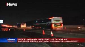 Usai Kecelakaan di Km 46, Kondisi Lalu Lintas Tol Layang Japek Terpantau Lancar