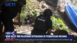 Tim Gegana Evakuasi Bom Aktif 800 Kilogram Peninggalan PD II
