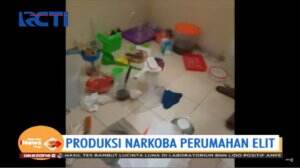 Polisi Ungkap Produksi Narkoba di Perumahan Elite