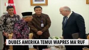 Dubes AS Pamit ke Ma'ruf Amin Atas Berakhirnya Masa Jabatan di Indonesia