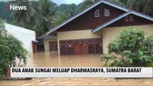 Luapan Sungai Sebabkan Banjir Rendam Ratusan Rumah di Dharmasraya, Sumatra Barat