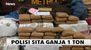 Masih Terus Akan Dikembangkan, Polda Metro Jaya dan Polda Sumut Sita Satu Ton Ganja