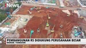 Tiongkok Bangun Rumah Sakit Pusat Infeksi Pasien Pneumonia