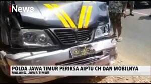 Polda Jatim Periksa Aiptu CH Pengemudi Mobil yang Tabrak 10 Kendaraan di Malang