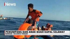 Basarnas Selamatkan14 Penumpang dan ABK pada Kapal Tenggelam di Peraira Banggai