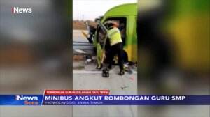 Rombongan Guru Alami Kecelakaan, 1 Orang Tewas