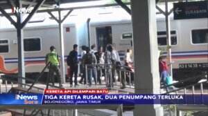 Kisruh Suporter Lempari Batu Ke Kereta Api Hingga Alami Kerusakan
