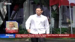 Viral! Teks Pidato Hari Guru Mendikbud