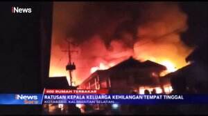 Kebakaran 400 Rumah, Ratusan Kepala Keluarga Kehilangan Tempat Tinggal