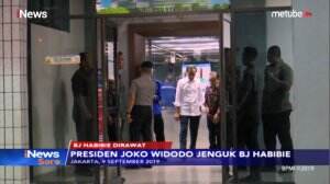 Presiden Jenguk BJ Habibie