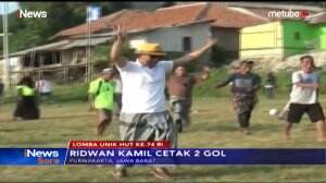 Ridwan Kamil Ikut Tanding Bola