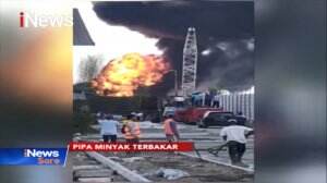 Pertamina Fokus Tangani Kebakaran Pipa Minyak