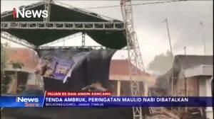Hujan Es dan Angin Kencang Menerjang, Peringatan Maulid Nabi Batal