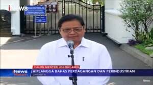Ketua Umum Partai Golkar Airlangga Hartarto Siap Menjadi Menteri Jokowi