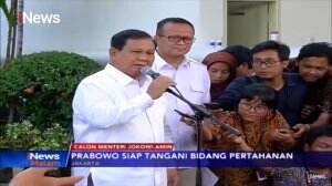 Prabowo Subianto Siap Jadi Menteri Pertahanan Jilid II Jokowi
