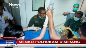 Momen Menkopolhukam Tiba Di RSPAD Jakarta