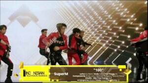 Penampilan super M dengan lagu "100"sangat memukan di ITA 2020