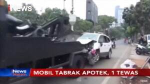Kronologi Mobil Tabrak Apotek Senopati Di Jakarta Selatan, Seorang Tewas