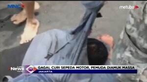 Curi Motor, Pemuda Diamuk Massa