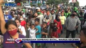 Pembagian Sembako Batal, Ratusan Warga Gigit Jari Antre Lama