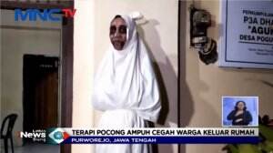 Terapi Pocong Ampuh Cegah Warga Keluar Rumah