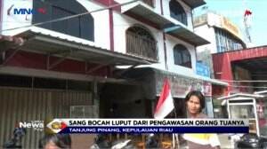Dramatis! Bocah Diatas Atap Ruko