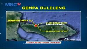 Gempa Guncang Buleleng Bali Sebanyak 2 Kali