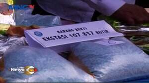 Kilas Nusantara, Dari Bobol MInimarket Hingga Pemusnahan 82kg Sabu
