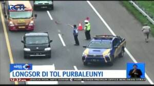 Longsor Di Tol Purbaleunyi, Petugas Lakukan Rekayasa Lalu Lintas