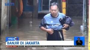 Diguyur Hujan Deras, Jakarta Kembali Banjir