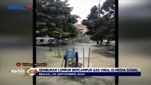 Muncul Semburan Lumpur Setinggi 10 Meter di Bekasi, Warga Khawatir Semburan Susulan