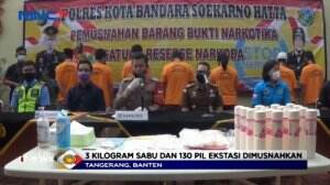 Polisi Musnahkan 3 Kg Sabu dari Jaringan Lintas Provinsi Lewat Banten