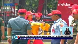 Persiapan Upacara HUT RI Ke 74