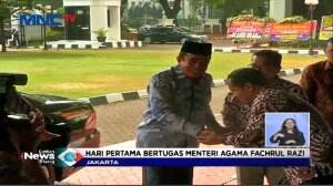 Hari Pertama Kerja Menteri Agama