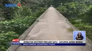 Ngeri! Jembatan Tanpa Pengaman Ini Membahayakan