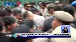 Eksekusi Lahan di Jakarta Timur Terkait Pembangunan Tol Becakayu Berlangsung Ricuh