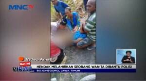 Aksi Heroik Polisi Bantu Ibu Melahirkan di Tengah Hutan