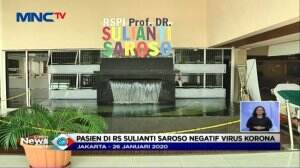 Pasien Rumah Sakit Sulianti Saroso Jakarta Utara Dinyatakan Negatif Virus Korona