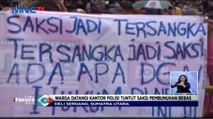 Warga Geruduk Kantor Polisi Minta Bebaskan Saksi Pembunuhan