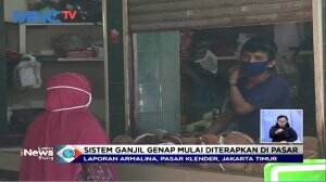 Pasar Perumnas Klender Terapkan Ganjil Genap Dan Protokol Kesehatan