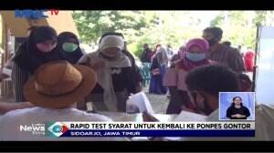 Ratusan Santri Gontor Jawa Timur Wajib Rapid Test Untuk Lanjut KBM di Pesantren