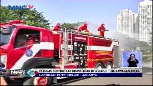 Sejumlah Kawasan Wisata Jakarta Disemprot Disinfektan Jelang Dibuka