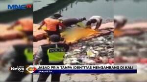 Jasad Pria Tanpa Identitas Ditemukan Mengambang di Kali Jakarta