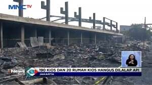 Kebakaran Hebat Sebabkan Ratusan Kios Hangus Rata Dengan Tanah