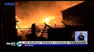 Kebakaran Rumah Padat Penduduk, Ratusan Warga Terpaksa Mengungsi
