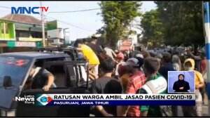 Pakai Mobil Losbak, Ratusan Warga Berbondong Rebut Paksa Jenazah Terpapar Covid-19